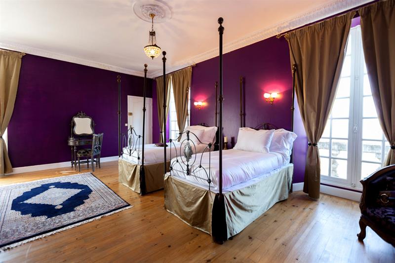 Chambre violette